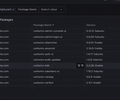 Carbonio Installed Packages screenshot 1