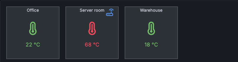 Floor plan sensor overlay