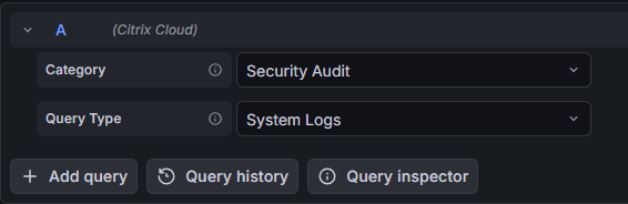 Query editor