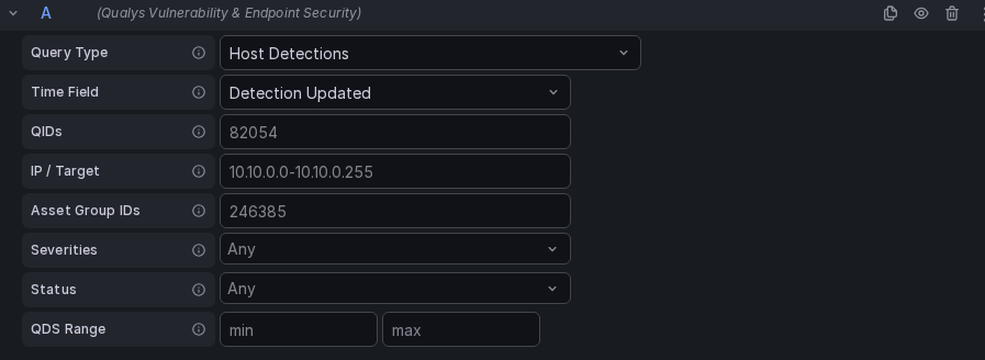 Query editor