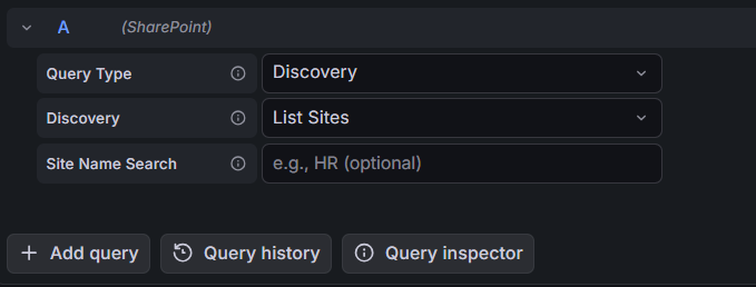 Query editor