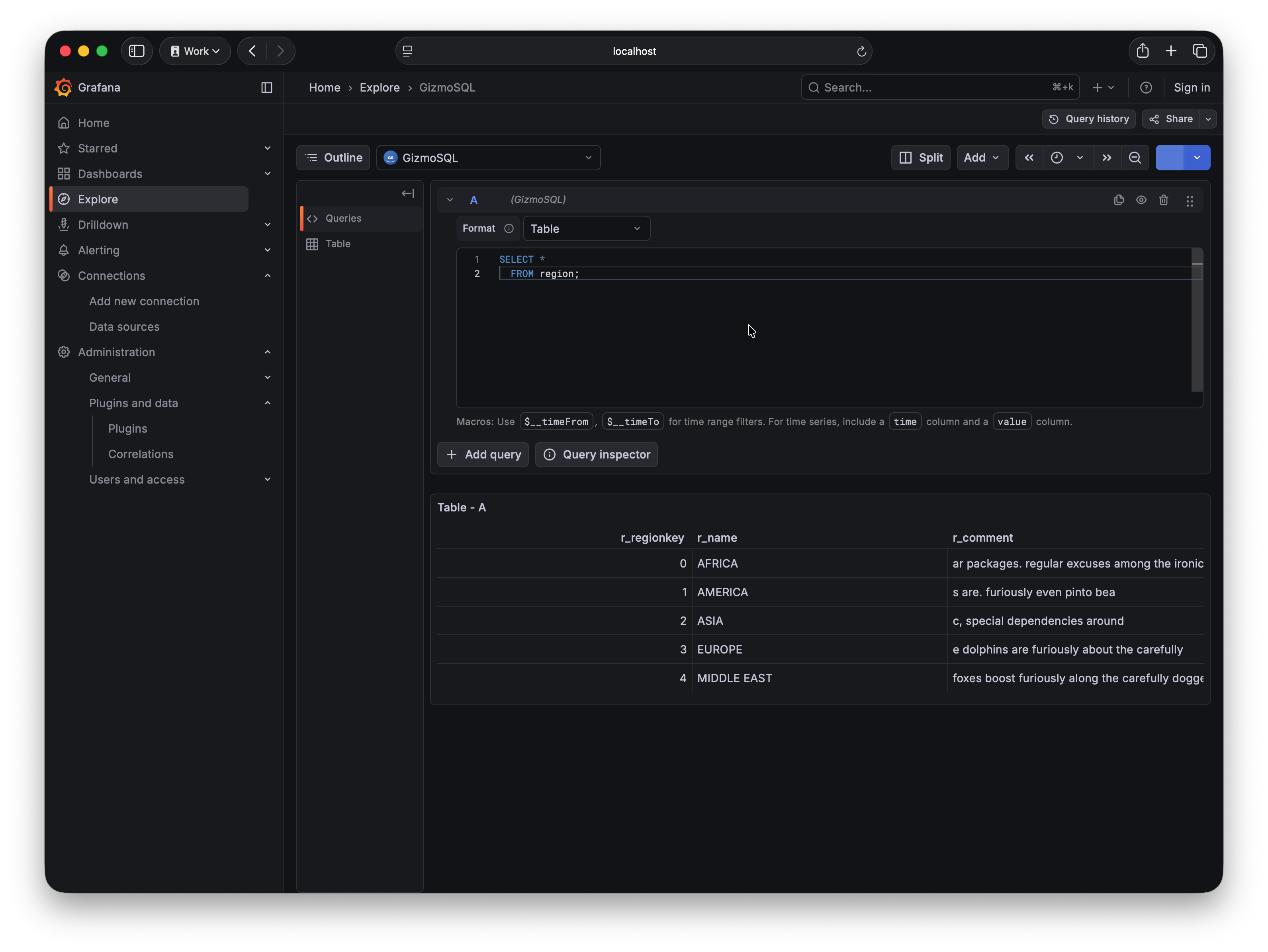 Query Editor