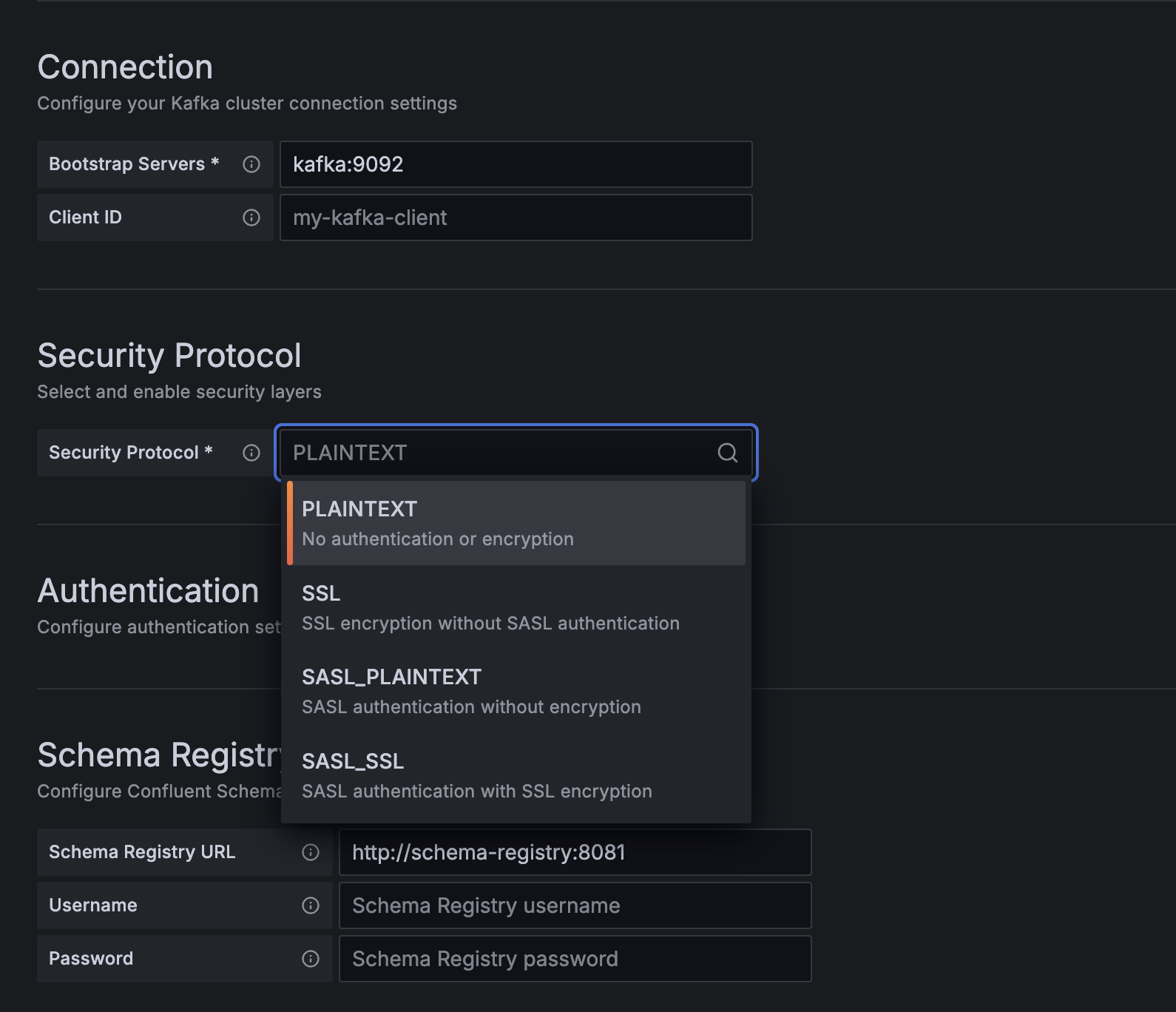 Datasource Configuration
