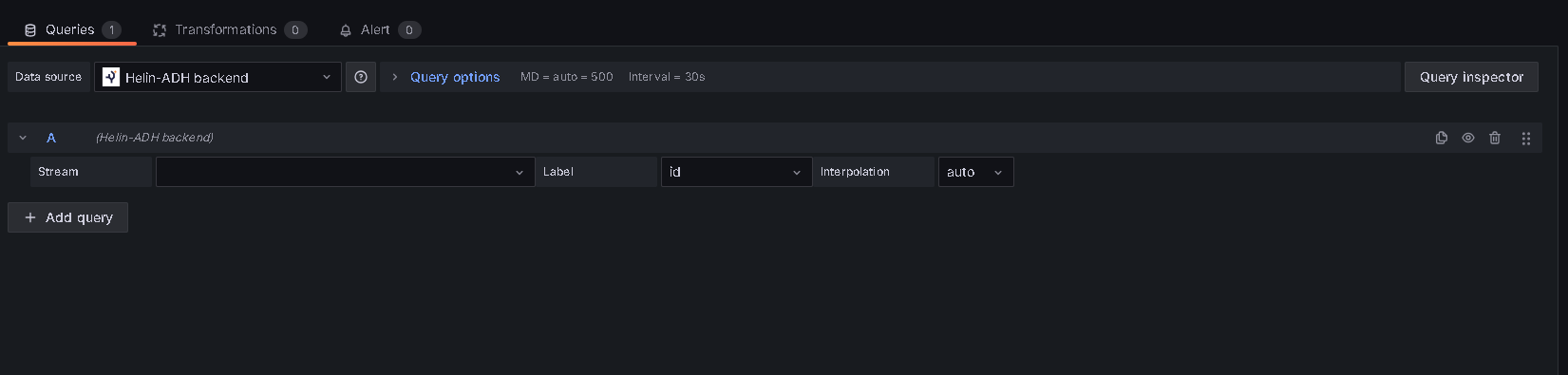 Select Datasource