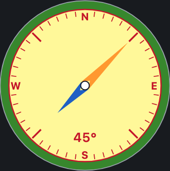 Compass with custom styling