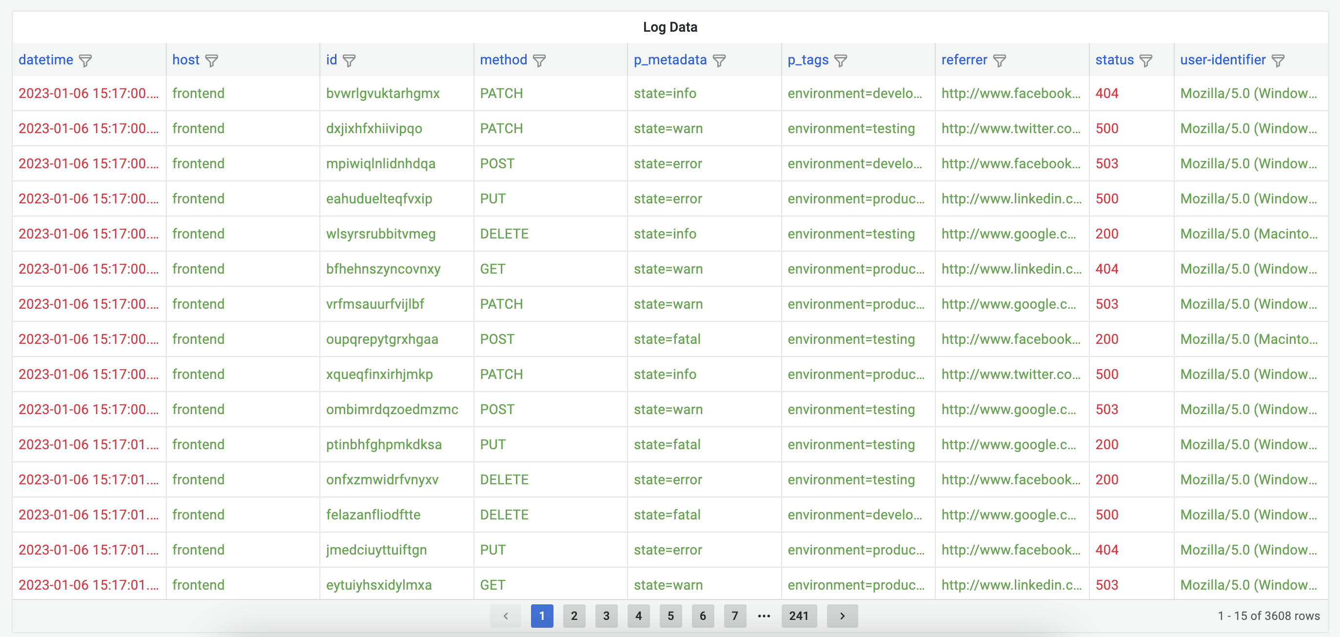 Log Explorer