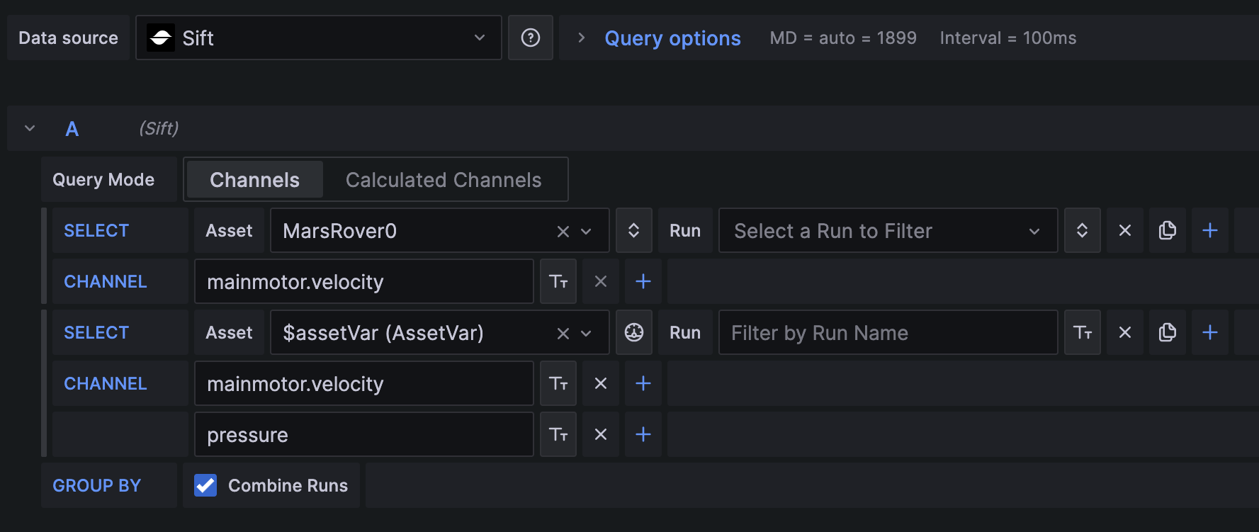 Channel Query Example