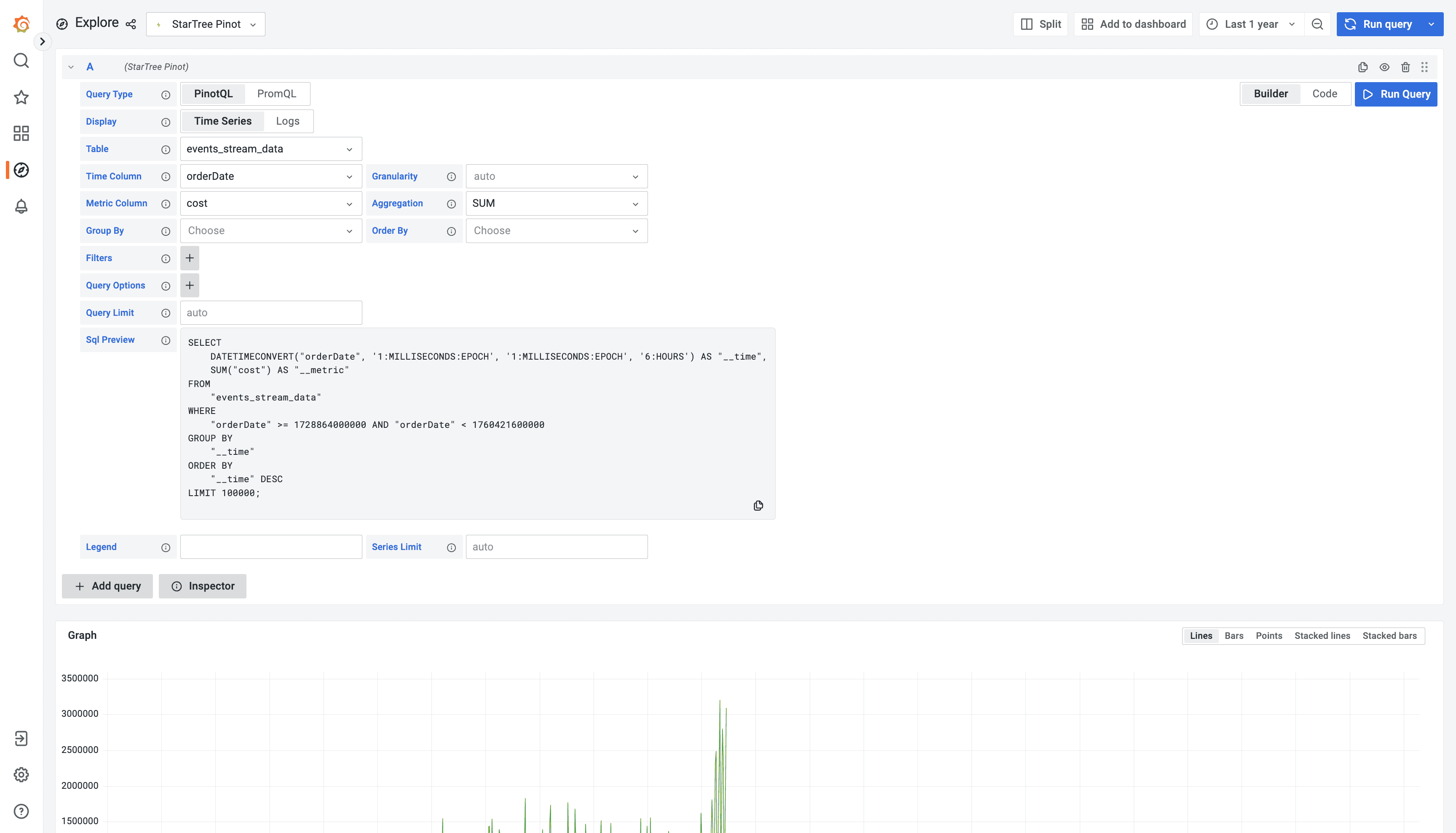 Query Editor - Builder Mode