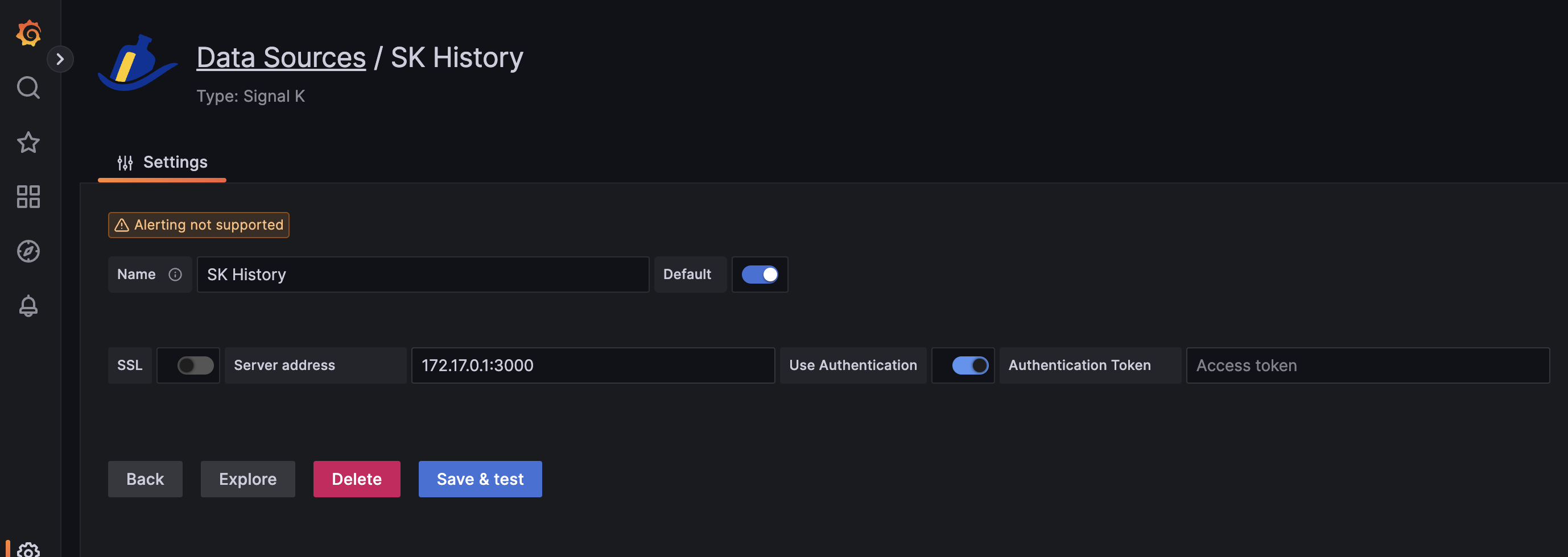 Data Source Configuration