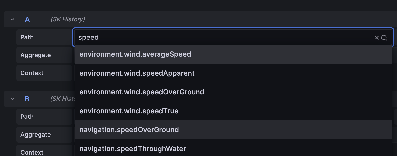 Pick data by path