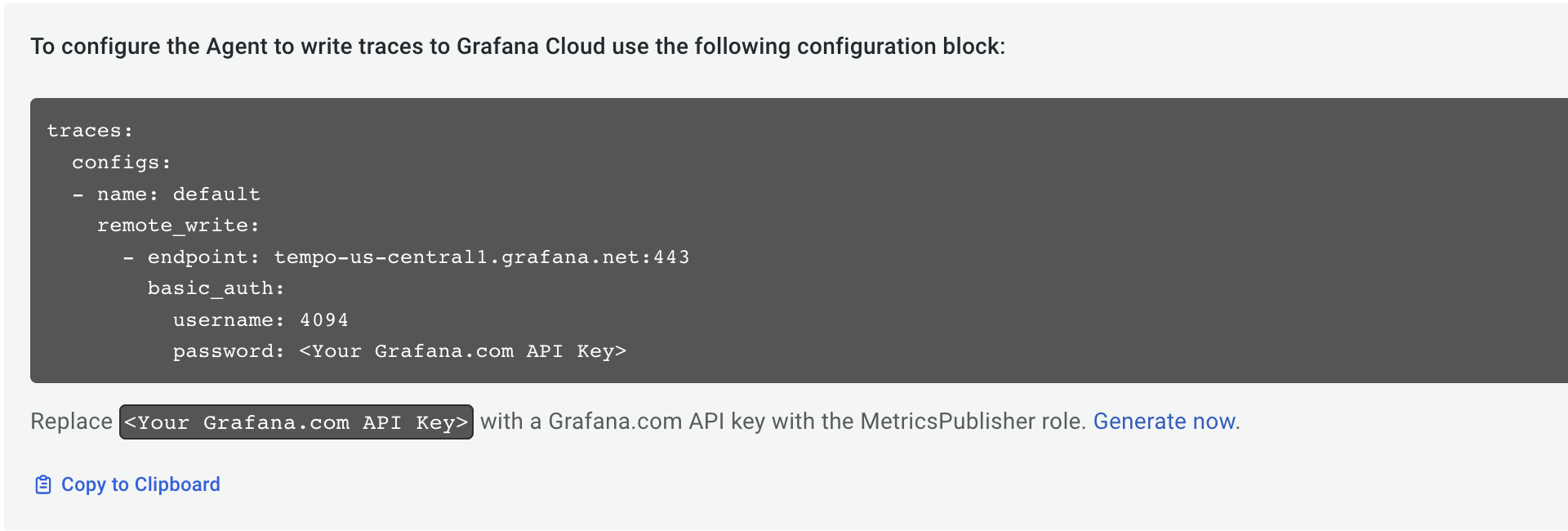 OpenTelemetry to Grafana stack Grafana Agent documentation