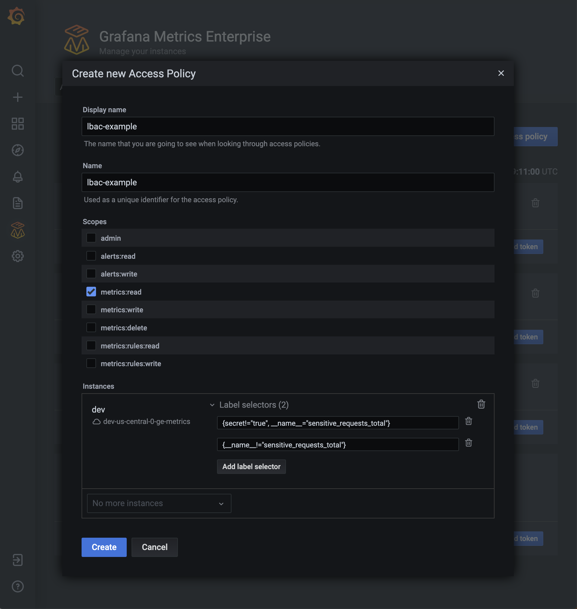 create-exclude-metric