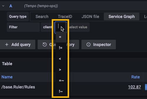 Filter operators