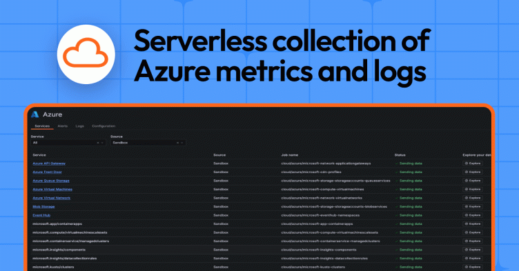Bring your Microsoft Azure metrics and logs to Grafana Cloud—no Alloy required