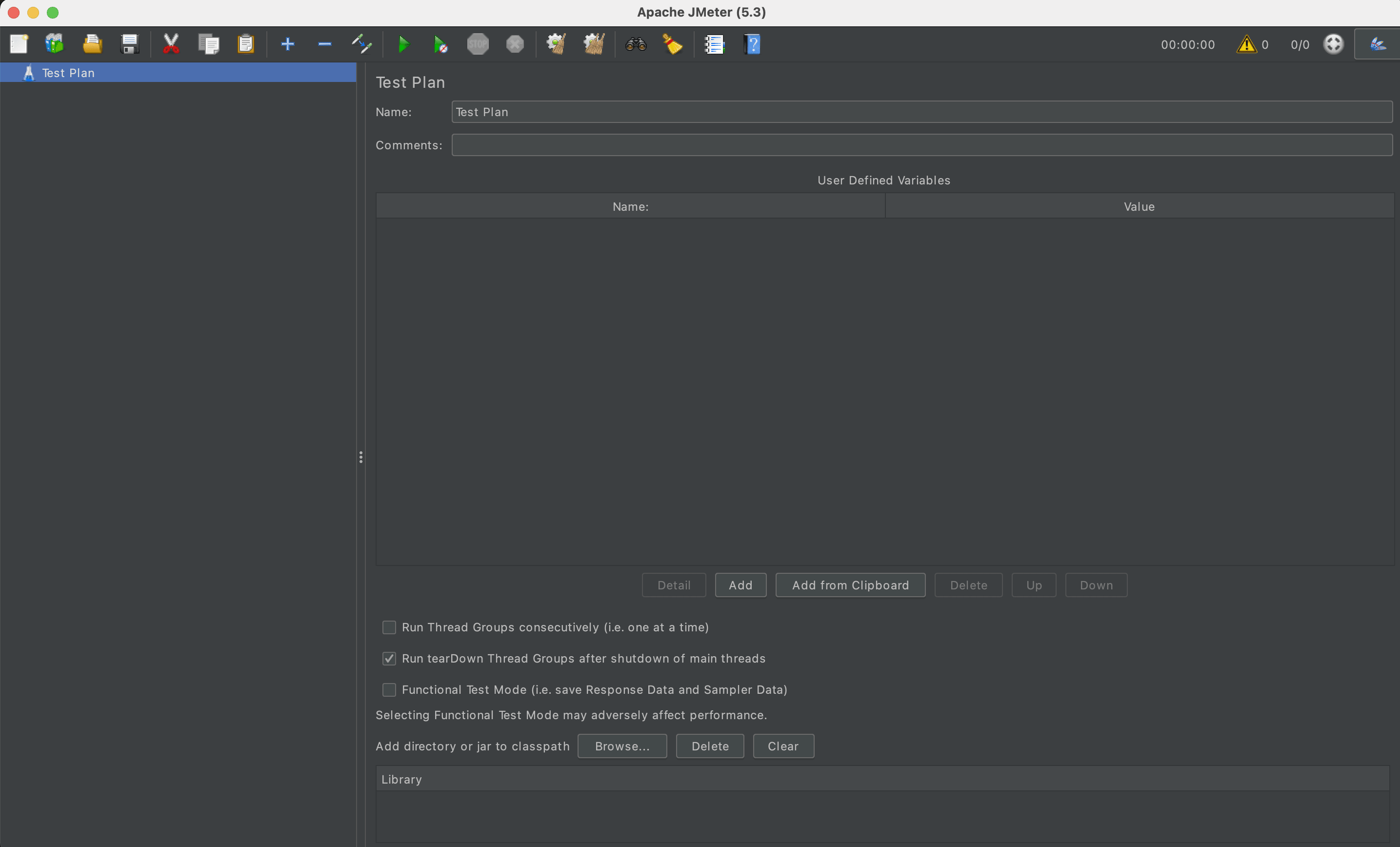 JMeter GUI screenshot