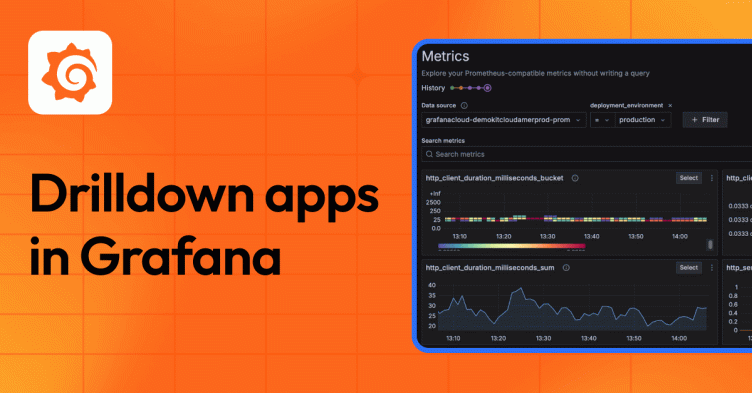 Grafana Drilldown apps: the improved queryless experience formerly known as the Explore apps