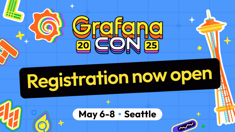 GrafanaCON 2025: Register today for our biggest community event of the year!