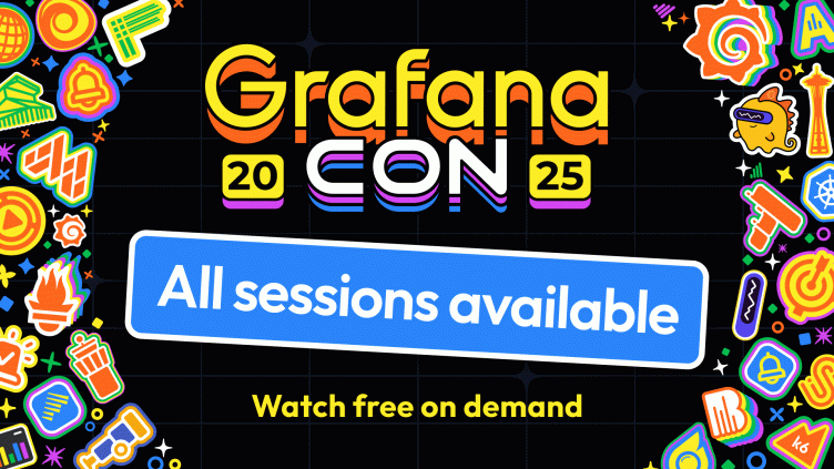 GrafanaCON 2025: On-demand sessions are now available!