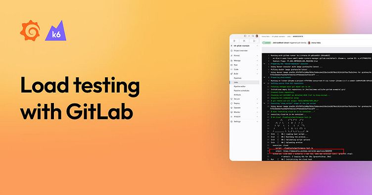 Load testing with GitLab