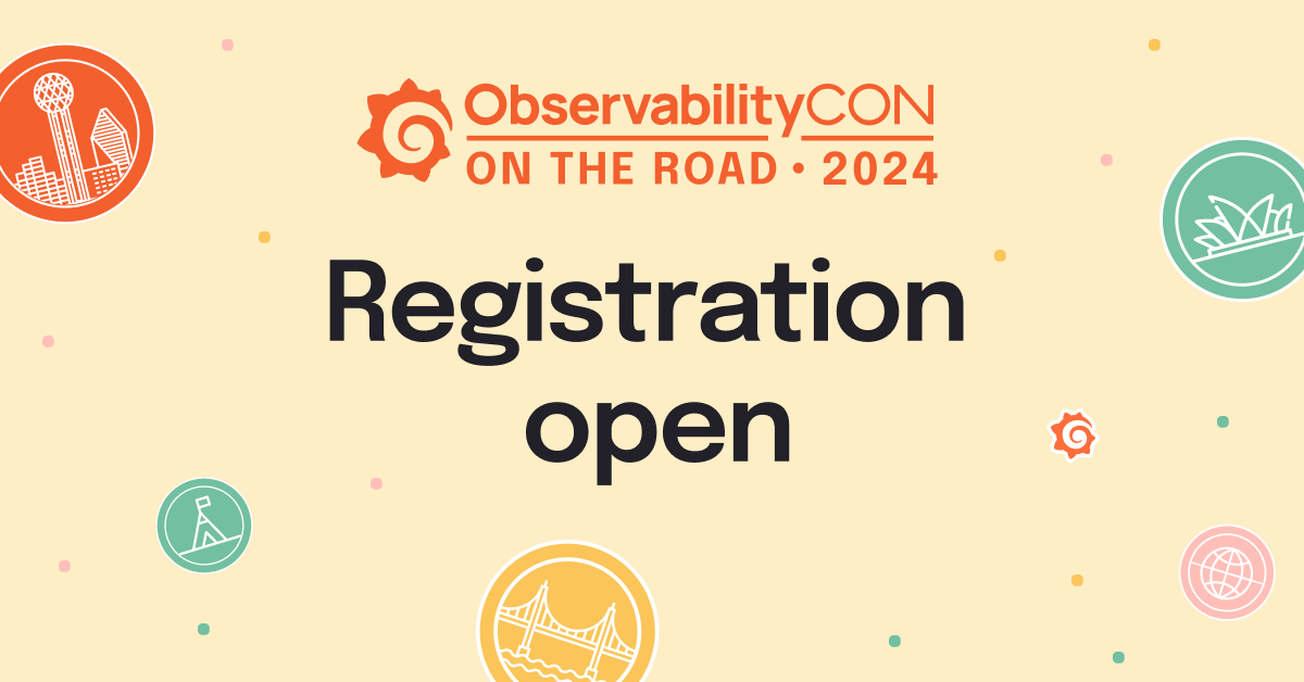 ObservabilityCON on the Road 2024: Registration is now live!