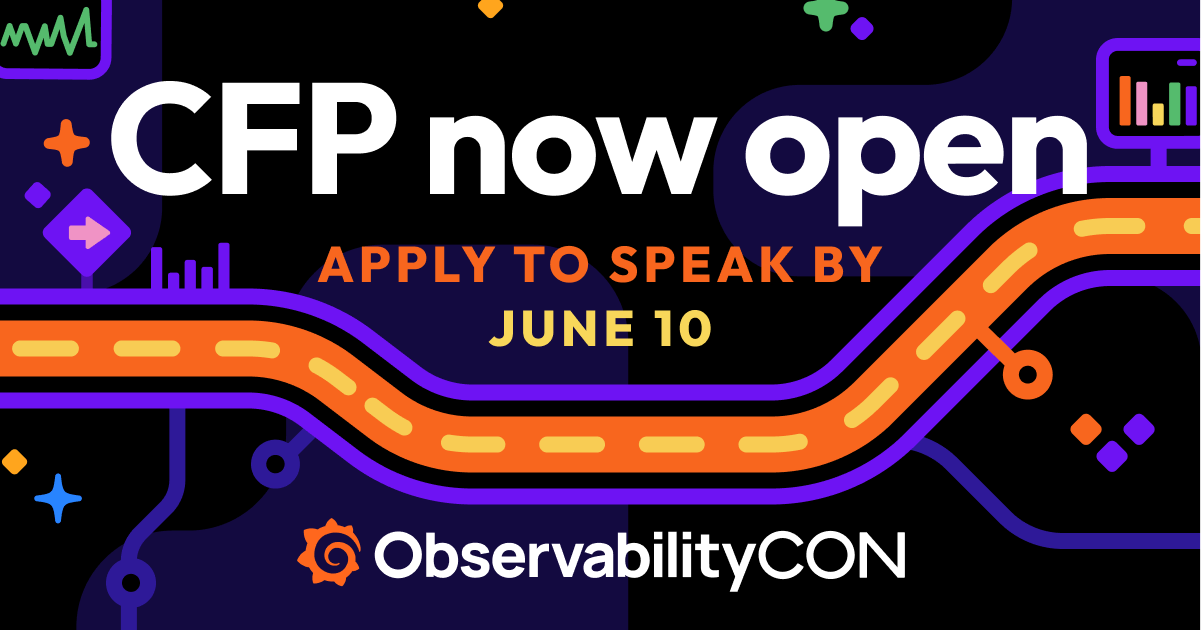 An image for the ObservabilityCON 2024 CFP.