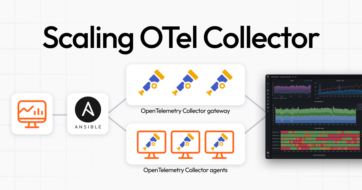 A guide to scaling OpenTelemetry Collectors across multiple hosts via Ansible