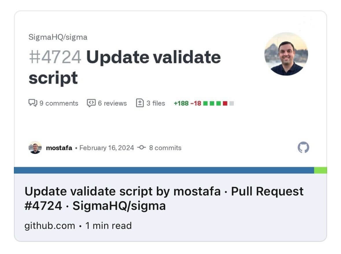 A screenshot of pull request 4724 in GitHub.