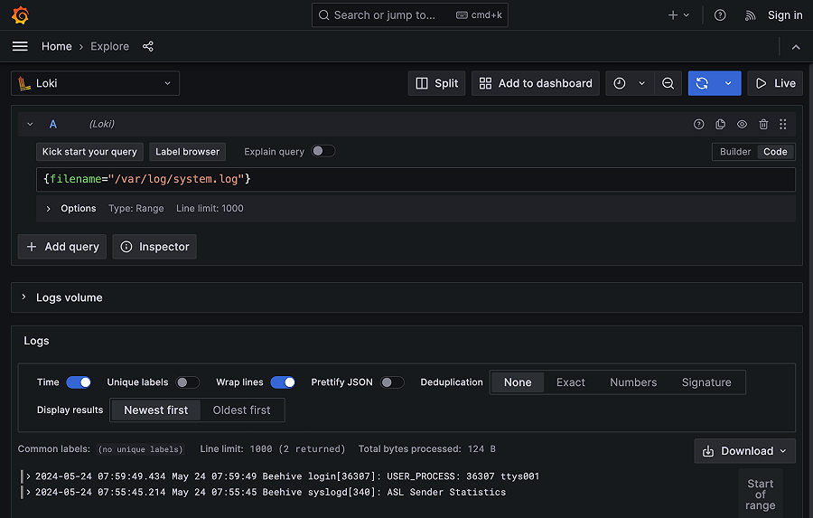 Use Grafana Alloy to send logs to Loki | Grafana Alloy documentation