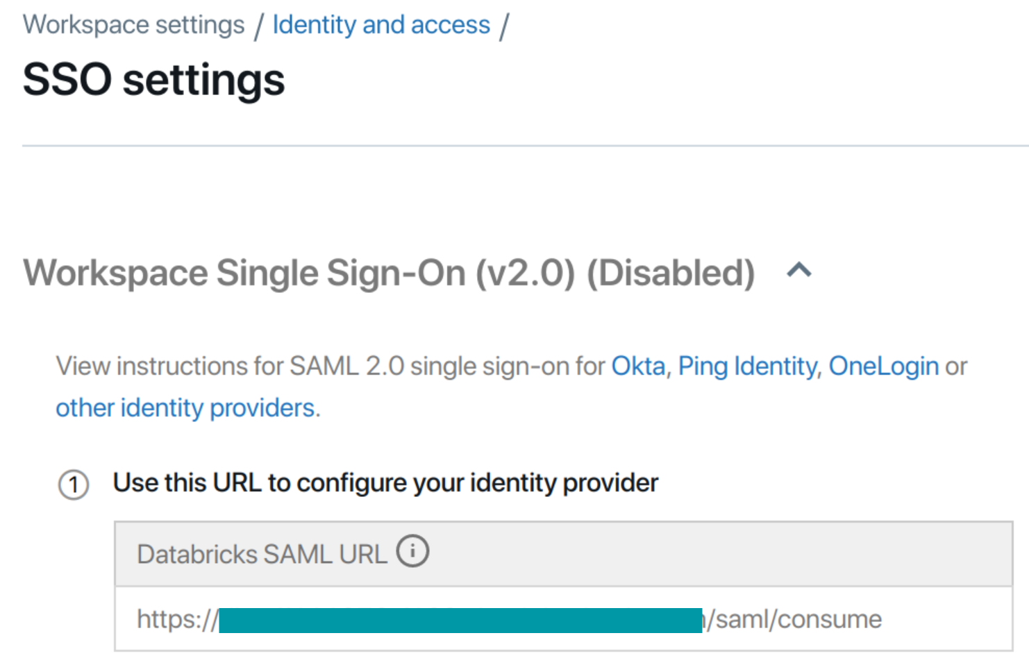 Databricks dashboard