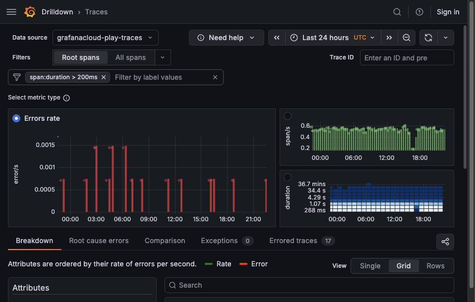 Change filters for your investigation