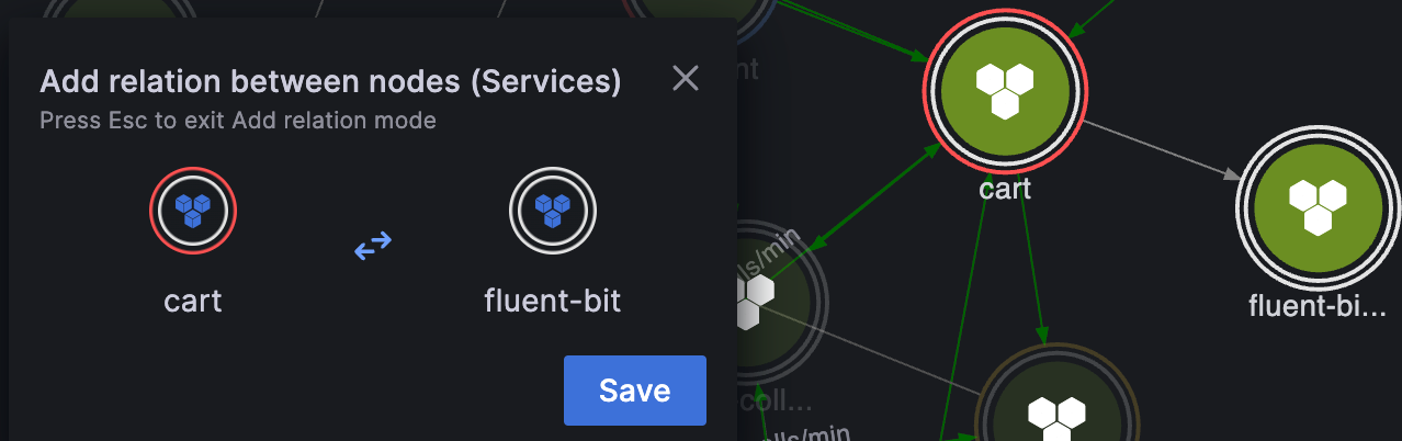 Select target entity