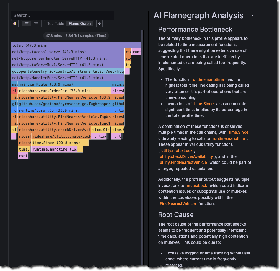 Flamegraph AI | Grafana Labs
