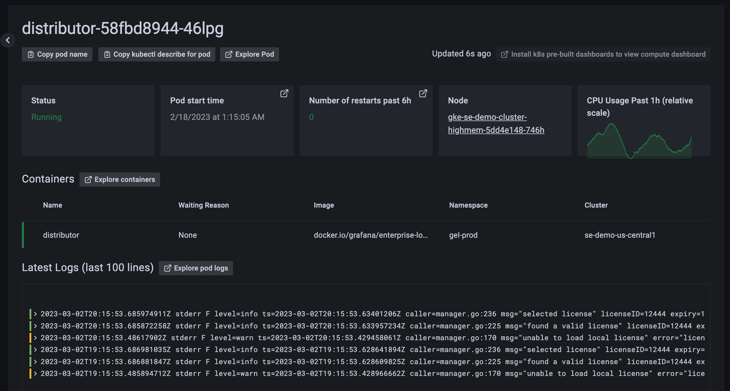 Monitor An App With Kubernetes Monitoring Grafana Labs