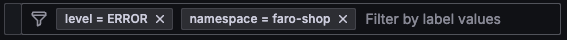 Ad hoc filters
