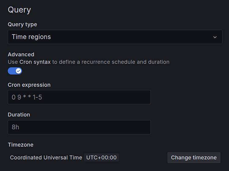 Better time region control in Annotations with Cron syntax | Grafana Labs