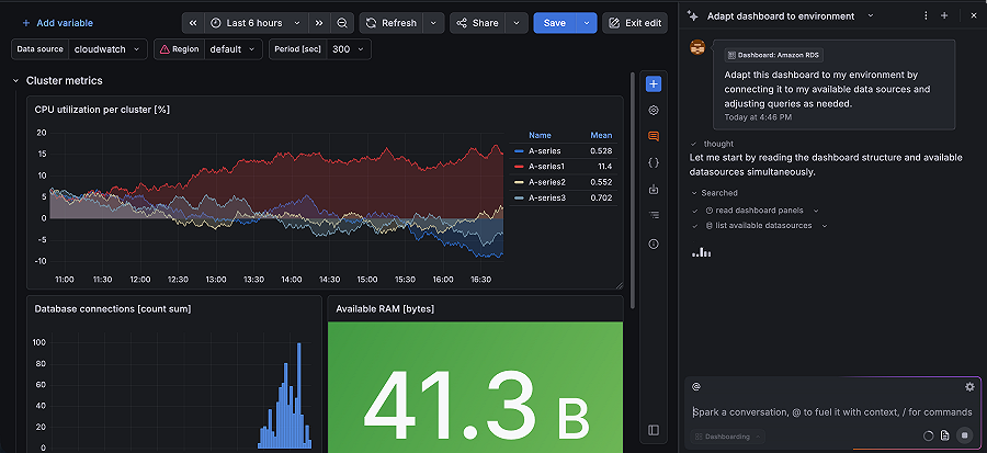 Customize suggested dashboards with Grafana Assistant + feature ...