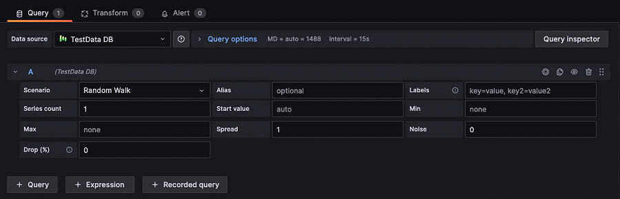 TestData data source | Grafana documentation