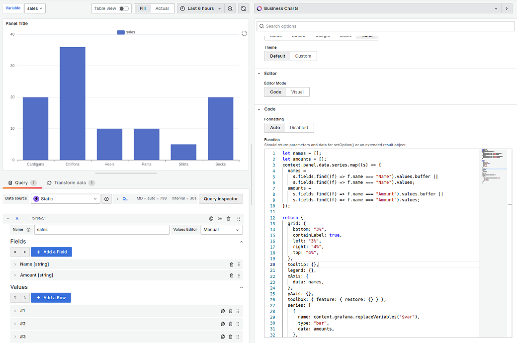 Hilmo Source Variable Variables | Grafana Plugins documentation