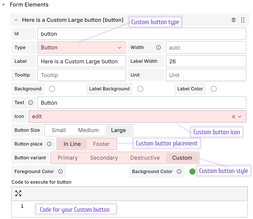 Custom button | Grafana Plugins documentation