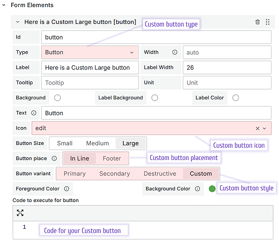 Custom button | Grafana Plugins documentation