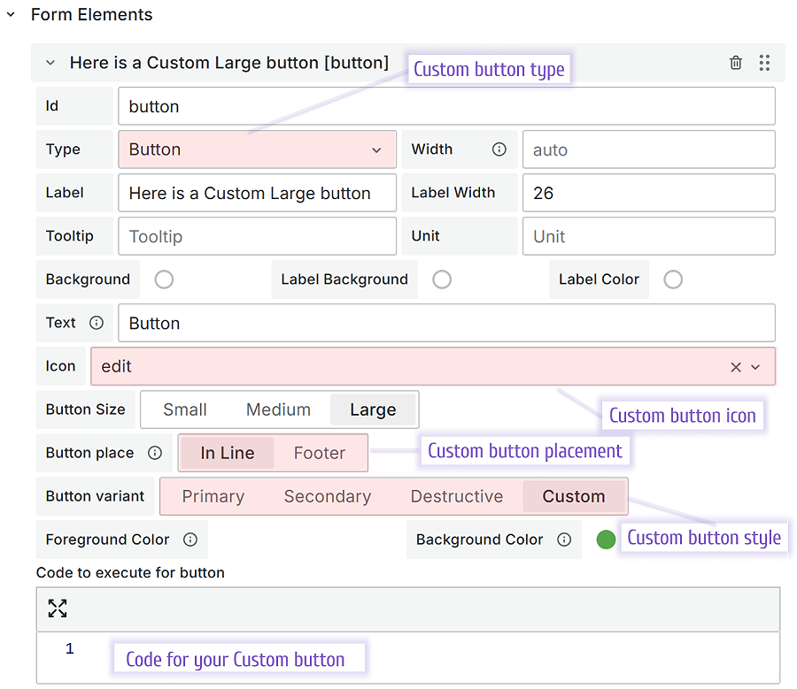 Custom button | Grafana Plugins documentation