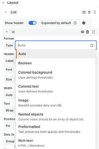 Layout | Grafana Plugins documentation