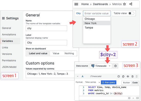Key-values format in variables | Grafana Plugins documentation