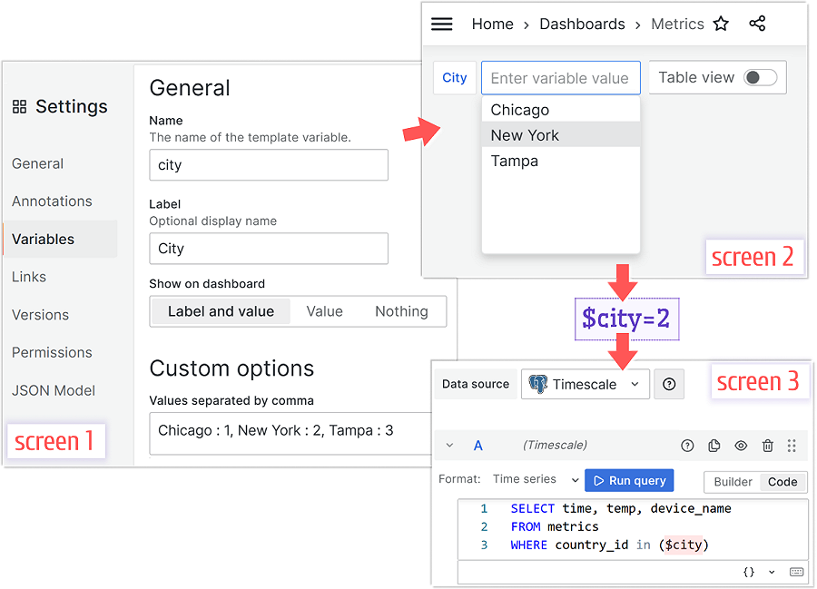 Key-values format in variables | Grafana Plugins documentation