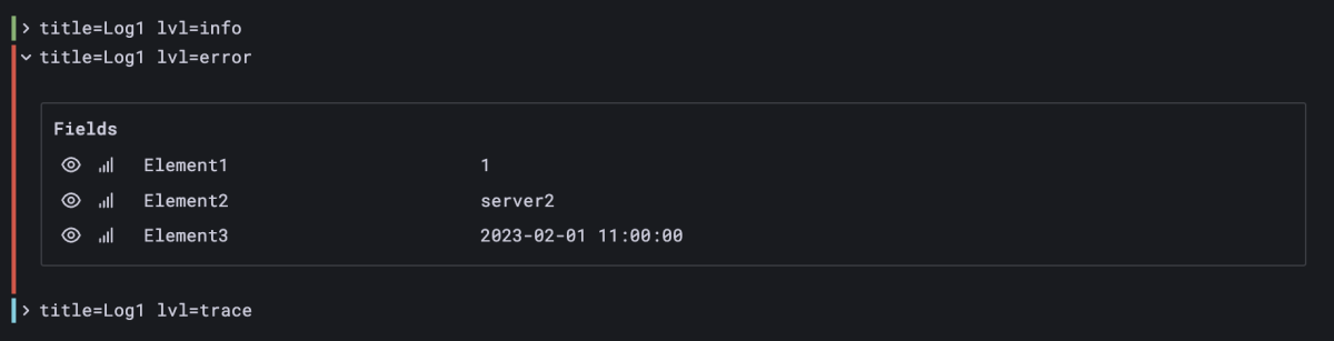 Logs Example