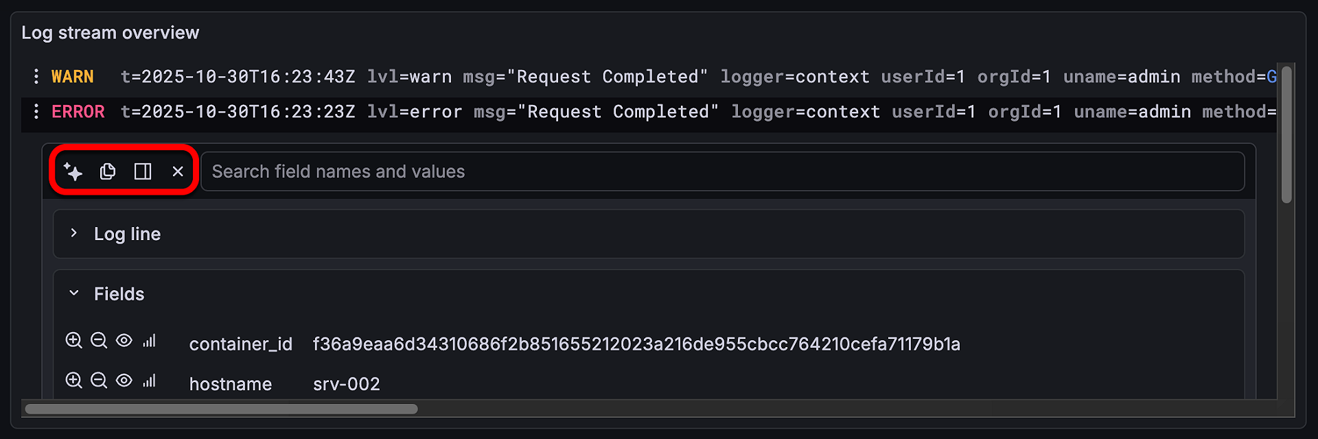 Logs | Grafana documentation