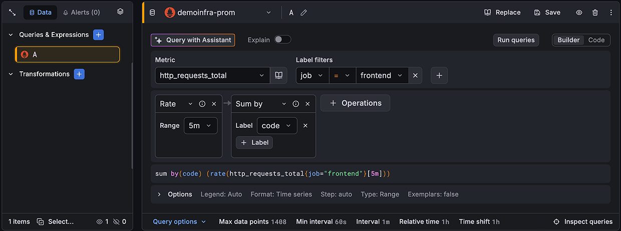 Query and transform data | Grafana documentation