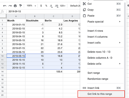 Google Sheets query editor | Grafana Plugins documentation