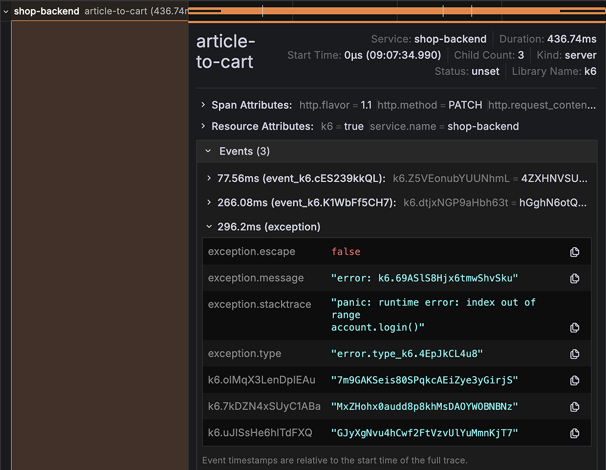 Traces in Explore | Grafana documentation