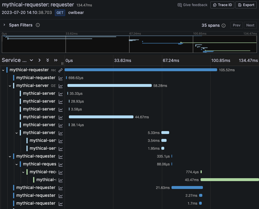 Traces in Explore | Grafana documentation